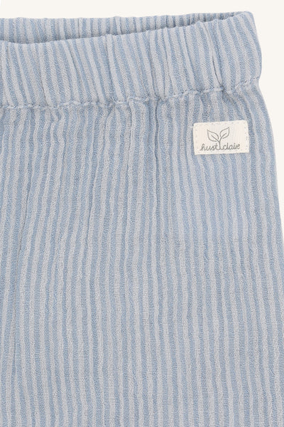 Kurze Hose (Bloomers) Haris, Musselin, Hellblau - Hust&Claire