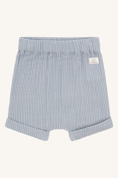 Kurze Hose (Bloomers) Haris, Musselin, Hellblau - Hust&Claire