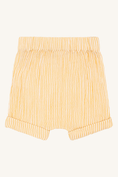 Kurze Hose (Bloomers) Haris, Musselin, Gelb - Hust&Claire