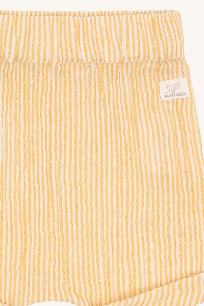 Kurze Hose (Bloomers) Haris, Musselin, Gelb - Hust&Claire
