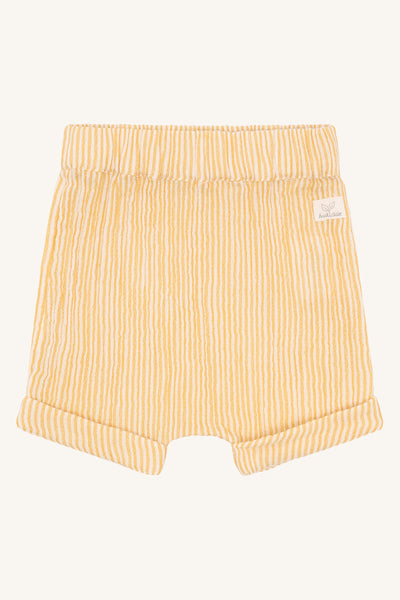 Kurze Hose (Bloomers) Haris, Musselin, Gelb - Hust&Claire
