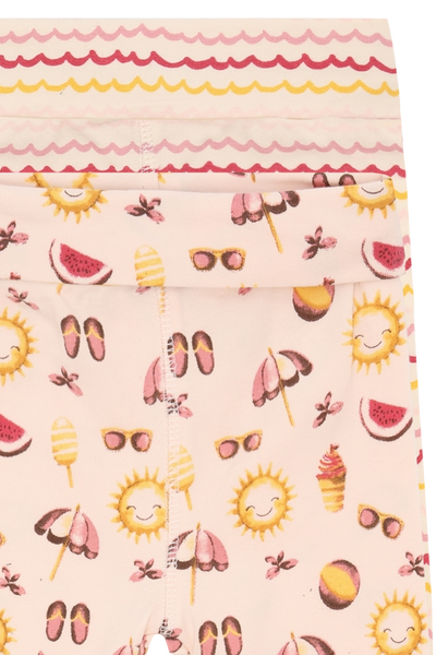 Set: 2 Babyhosen "Luca", Fröhliche Sommerprints, Rosa- Hust&Claire