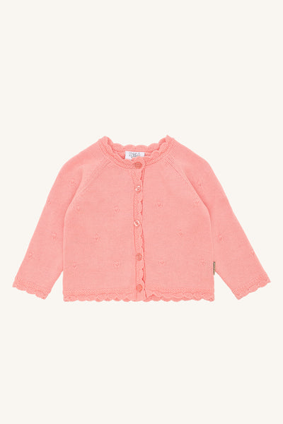 Strickjacke Cilja, Helles Lachsrosa (Shell) - Hust&Claire