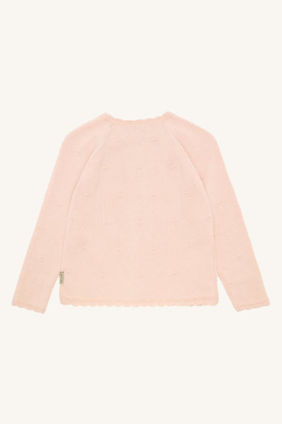 Strickjacke Cilja, Zartes Puderrosa (Quartz) - Hust&Claire