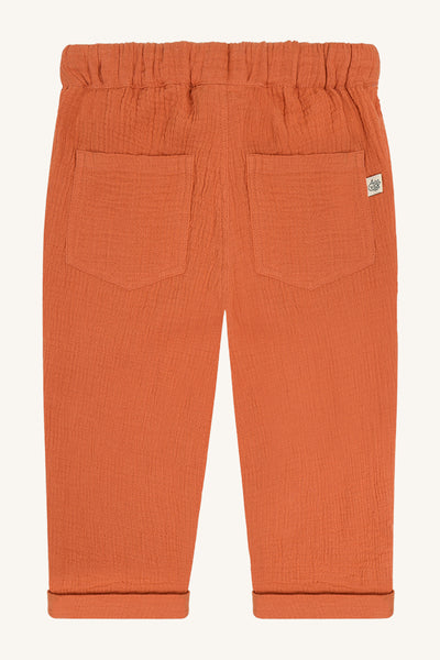 Hose "Trevor Muslin", Orange (Autumn) - Hust&Claire