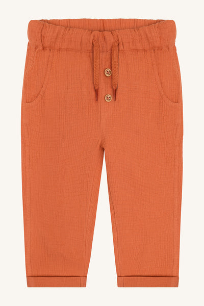 Hose "Trevor Muslin", Orange (Autumn) - Hust&Claire