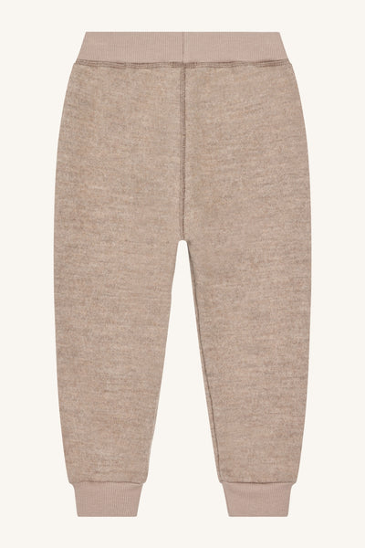Hose aus Wollwalk "Gia", Biscuit (Beige) - Hust&Claire