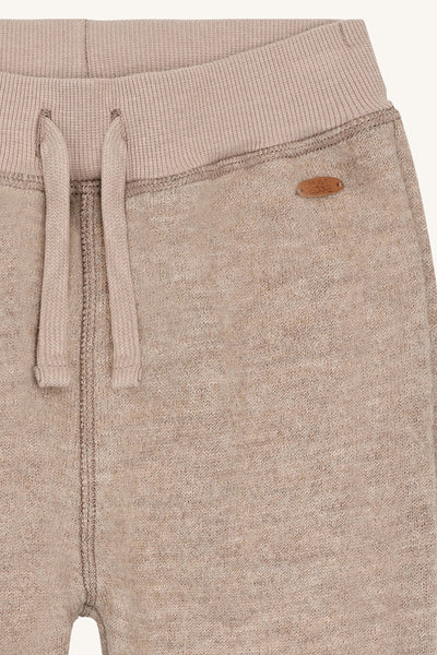 Hose aus Wollwalk "Gia", Biscuit (Beige) - Hust&Claire