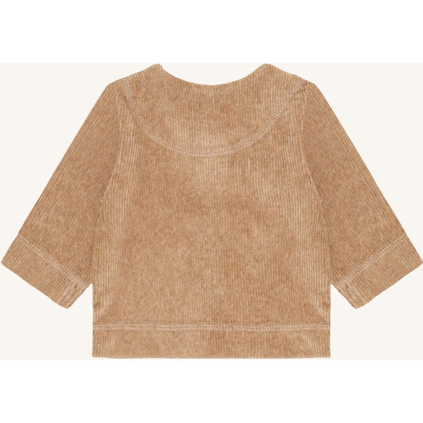 Babyjacke "Chai Velour",  Biscuit - Hust&Claire