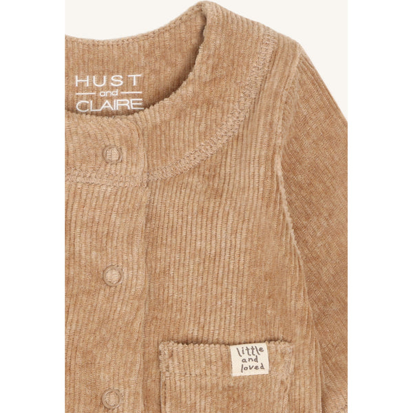 Babyjacke "Chai Velour",  Biscuit - Hust&Claire