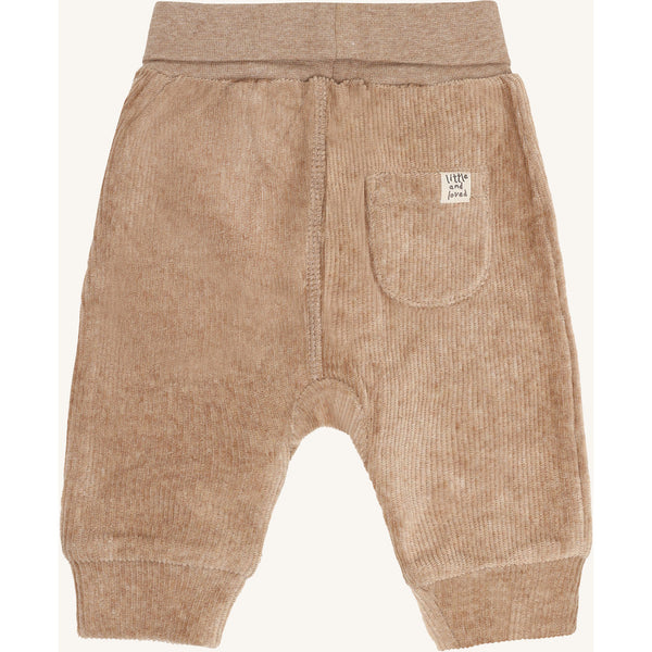 Babyhose "Gabe Velour",  Biscuit - Hust&Claire