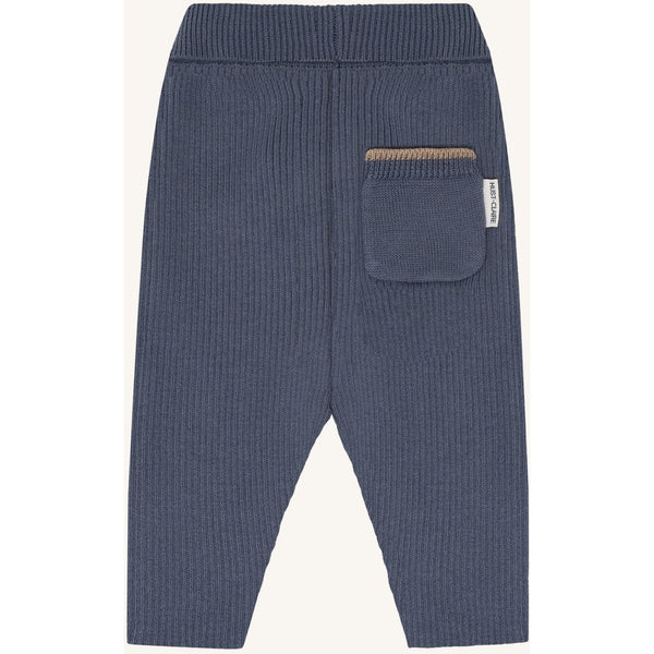 Stricklegging "Ger Rib", Blau (Blue Storm) - Hust&Claire