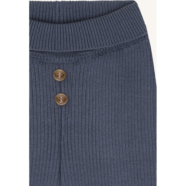 Stricklegging "Ger Rib", Blau (Blue Storm) - Hust&Claire