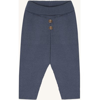 Stricklegging "Ger Rib", Blau (Blue Storm) - Hust&Claire