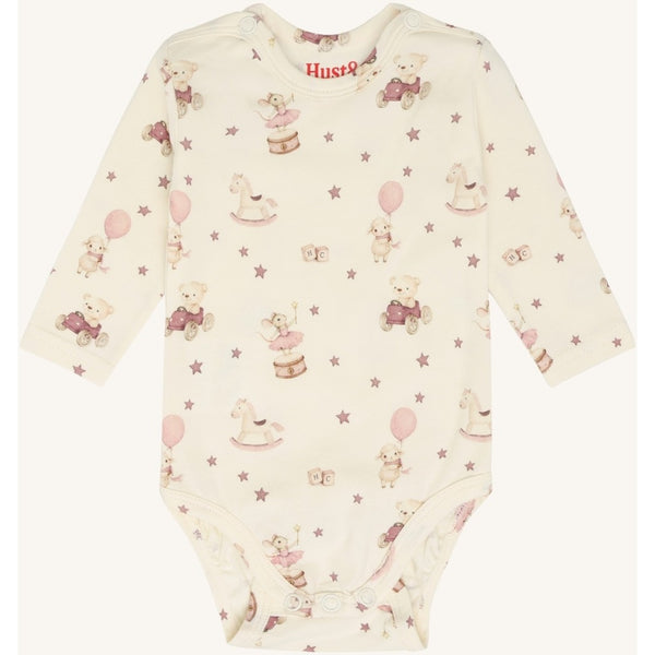 Langarmbody "Bam Magic Toys", Off White- Hust&Claire