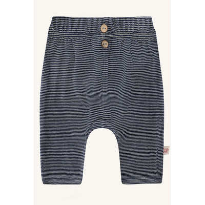 Babyhose "Gabe Stripe",  blau geringelt (Blues) - Hust&Claire