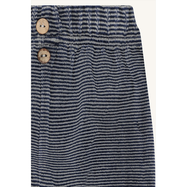 Babyhose "Gabe Stripe",  blau geringelt (Blues) - Hust&Claire