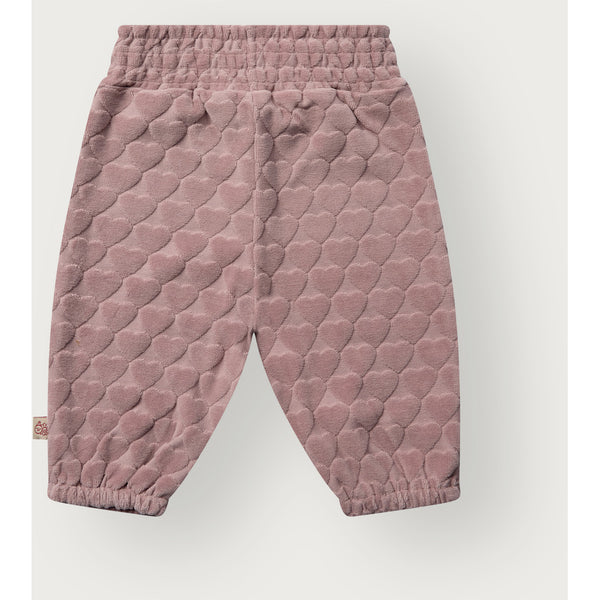 Babyhose "Thicco Heart" mit Herzchen, Heather (Flieder) - Hust&Claire