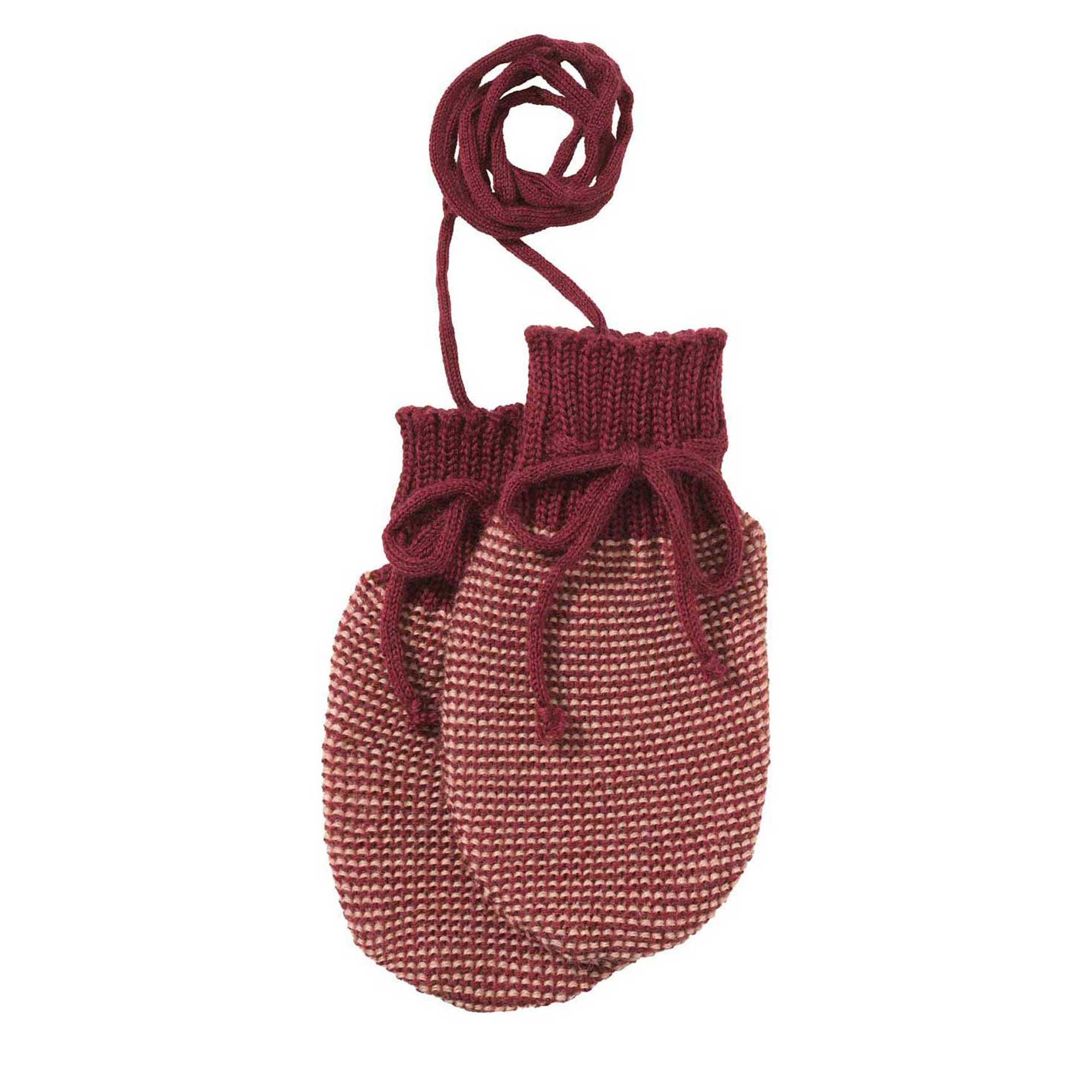 disana handschuhe Strick-Handschuhe, Cassis/Rosé