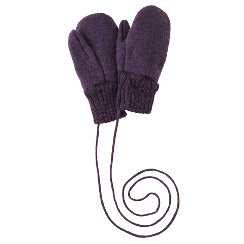 Walk-Handschuhe, Aubergine - Disana