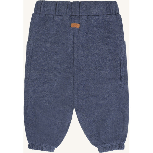 Hose (Joggers) "Gus Fine Knit",  Vintage Indigo (Indigo-Blau) - Hust&Claire