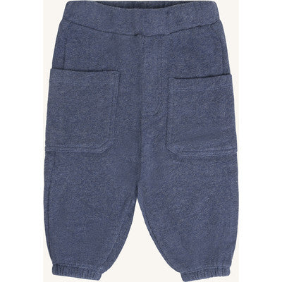 Hose (Joggers) "Gus Fine Knit",  Vintage Indigo (Indigo-Blau) - Hust&Claire