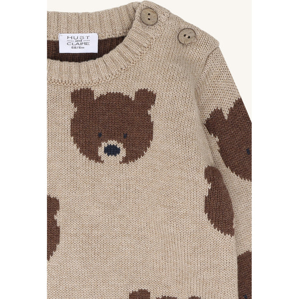 Pullover "Pilou Bear", Bär - Hust&Claire