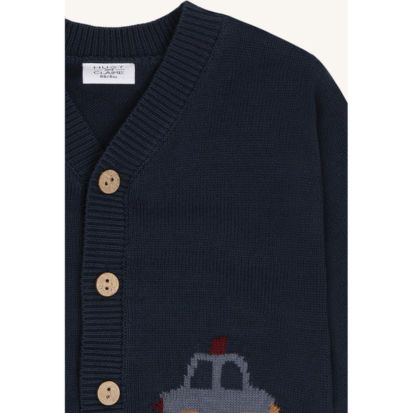 Strickjacke "Charli Police",  Polizeiauto - Hust&Claire