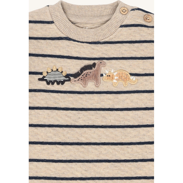Sweatshirt "Sofus Dino" mit Dino-Applikation - Hust&Claire