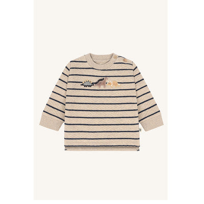 Sweatshirt "Sofus Dino" mit Dino-Applikation - Hust&Claire