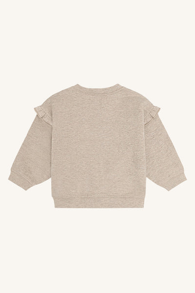 Sweatshirt für Mädchen „Sara Bouquet" mit Blümchen-Stickerei - Hust&Claire