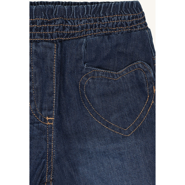 Jeans für Mädchen "Tilde Jeans Lining", Herz-Täschchen - Hust&Claire