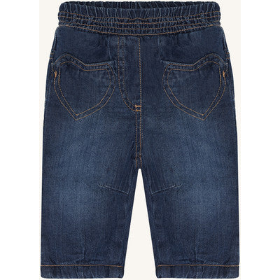 Jeans für Mädchen "Tilde Jeans Lining", Herz-Täschchen - Hust&Claire