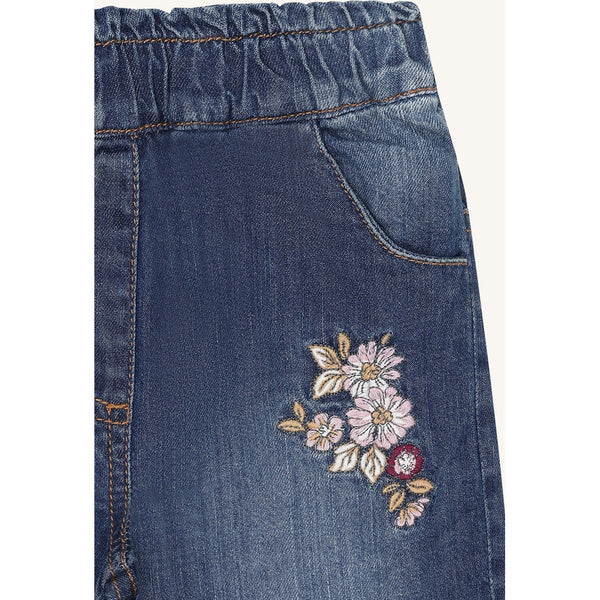 Jeans für Mädchen "Tilde Jeans Lining", geblümt und gefüttert - Hust&Claire