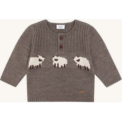 Pullover "Pil Wool Sheep", Wolle, Schafe - Hust&Claire