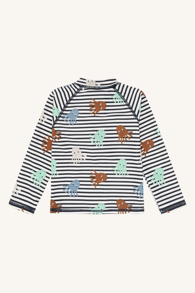 UV-Shirt (Badeshirt) "Maiak Boy", Ringel und Quallen - Hust&Claire