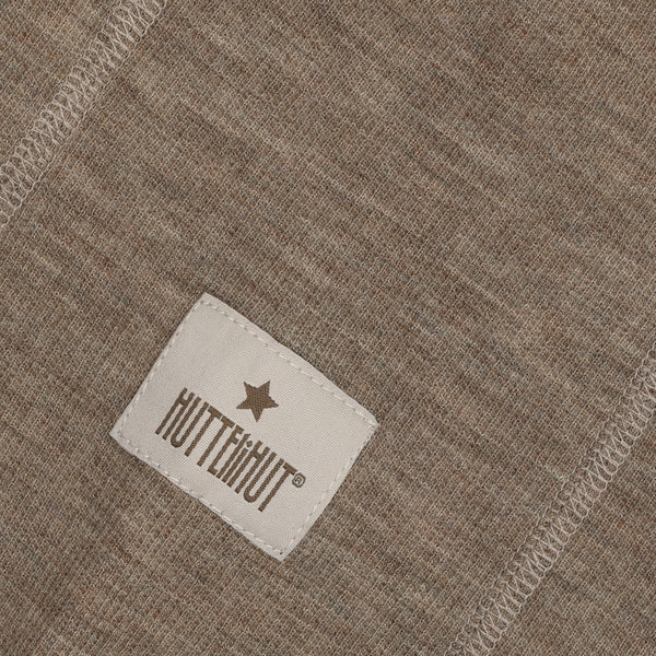 Schlupfmütze (Fahrradmütze, Balaclava), Wolle, Beige meliert (Savannah Melange) - Huttelihut
