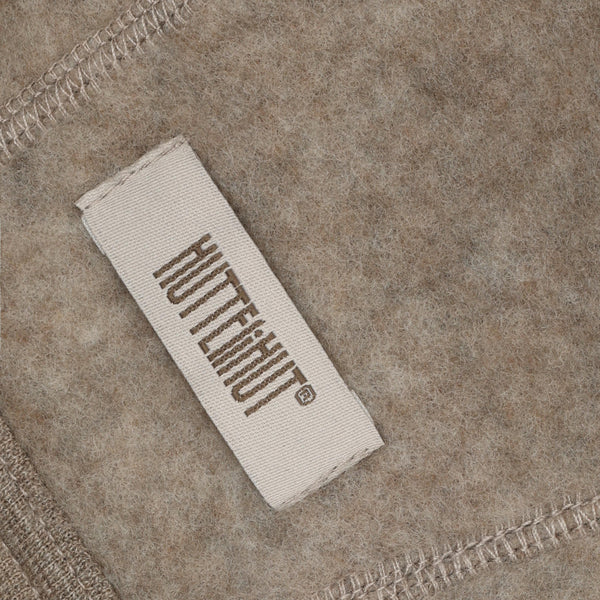 Babymütze (Erstlingsmütze), Wollfleece, Beige meliert (Savannah Melange) - Huttelihut