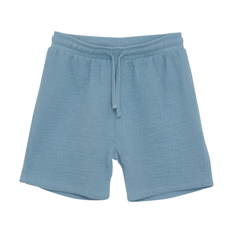 Kurze Hose/Shorts, Musselin, Türkis - Huttelihut