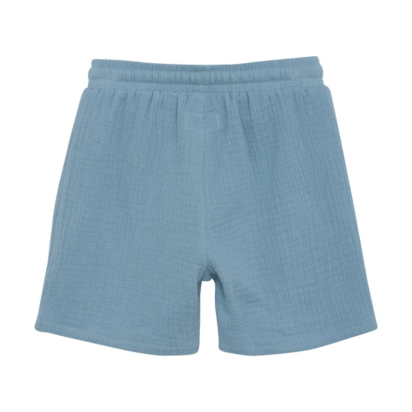 Kurze Hose/Shorts, Musselin, Türkis - Huttelihut