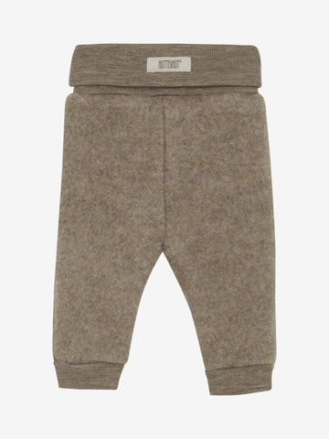 Hose aus Wollfleece, Beige (Savannah Melange)- Huttelihut