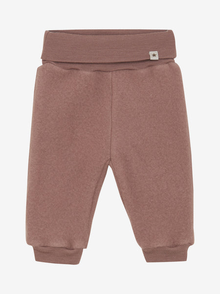 Hose aus Wollfleece, Rosé (Burlwood)- Huttelihut