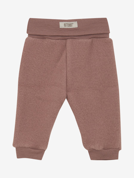 Hose aus Wollfleece, Rosé (Burlwood)- Huttelihut