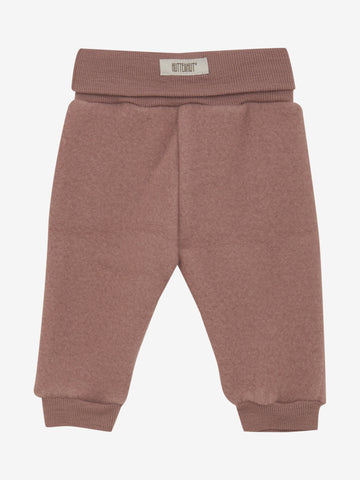 Hose aus Wollfleece, Rosé (Burlwood)- Huttelihut