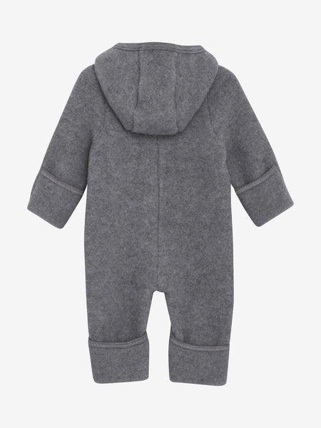 Overall, Wollfleece, Medium Gray (Mittelgrau) - Huttelihut