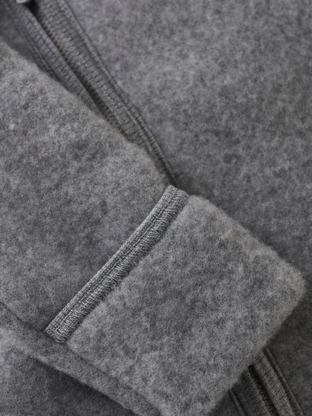 Overall, Wollfleece, Medium Gray (Mittelgrau) - Huttelihut