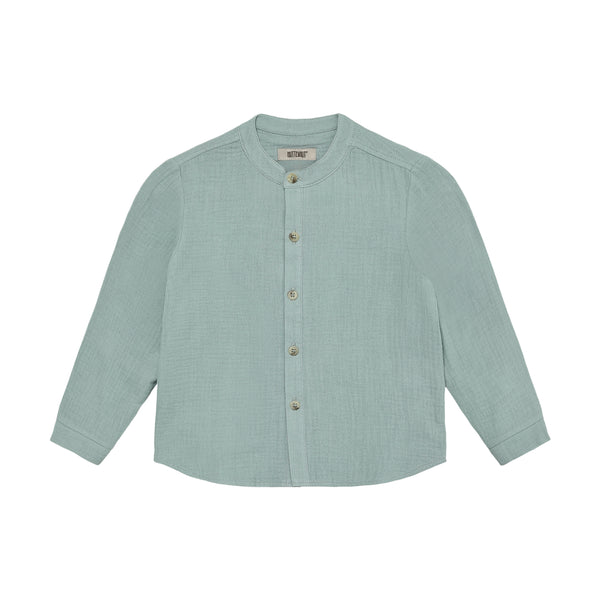 Hemd, Musselin, Gray Mist (Mintfarben) - Huttelihut