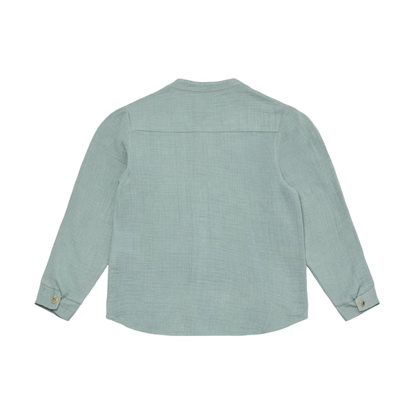 Hemd, Musselin, Gray Mist (Mintfarben) - Huttelihut