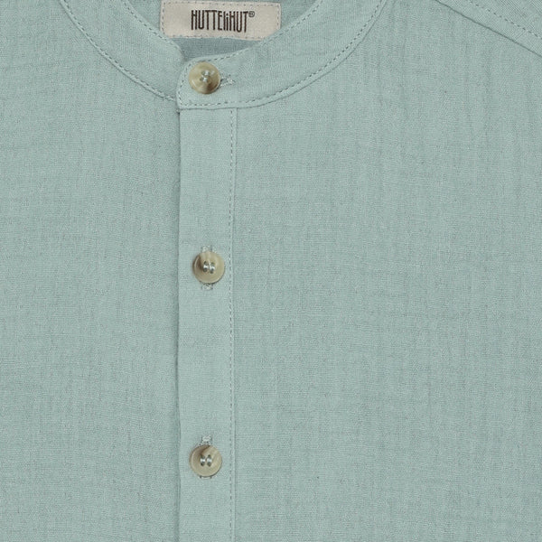 Hemd, Musselin, Gray Mist (Mintfarben) - Huttelihut