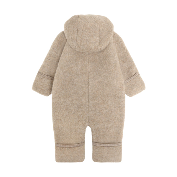 Overall, Wollfleece, Beige meliert (Savannah Melange) - Huttelihut